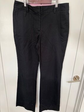 Lands' End Women's Black Boot Cut Dress Pants